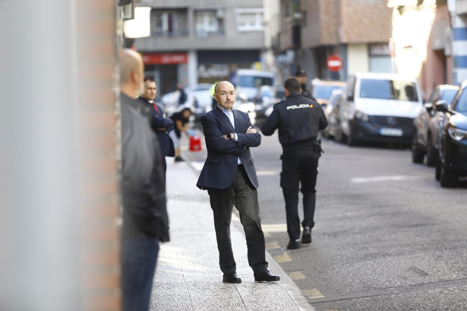 En imágenes | La Policía investiga un asesinato machista en Zaragoza