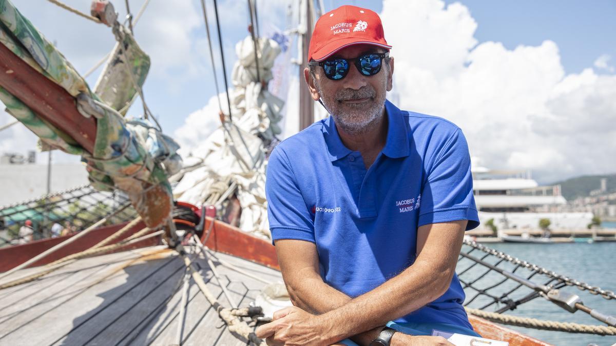 Eduardo Lozano, participante a bordo del “Atyla”: “Creo que para mí va  a ser un reencuentro con la vida, algo que yo necesitaba”.