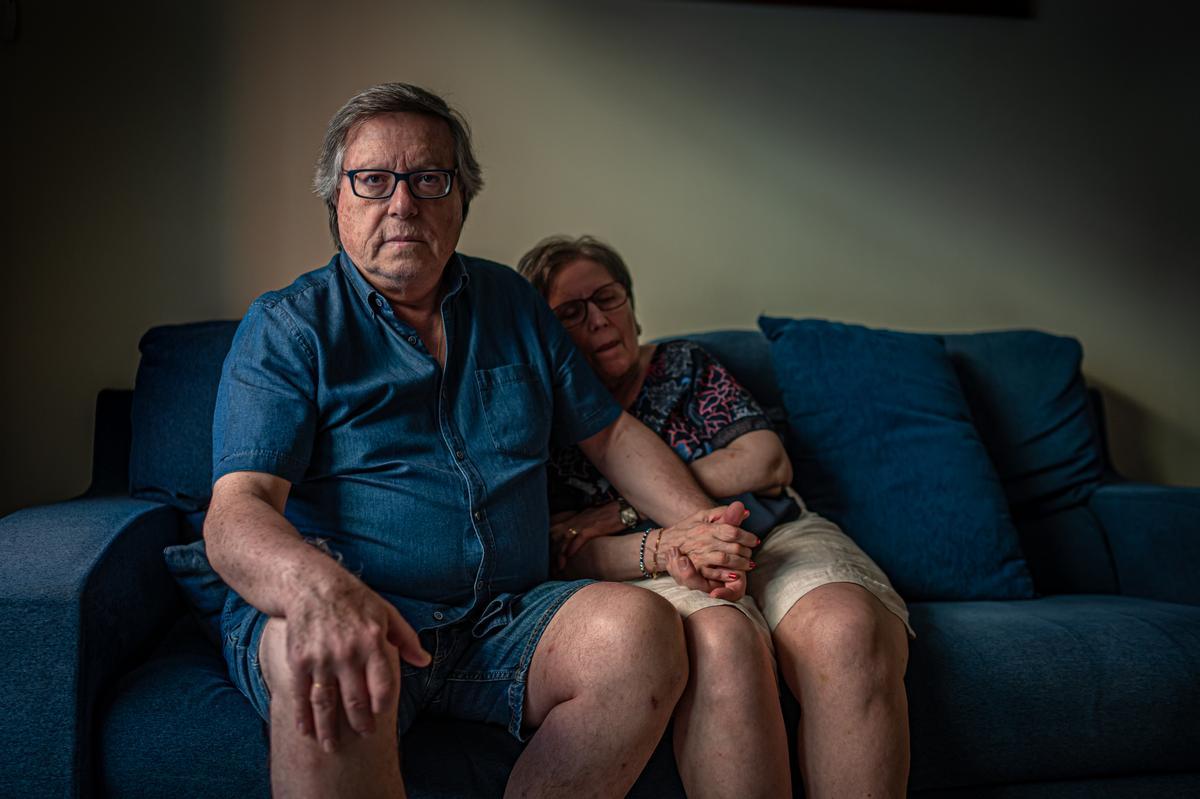Jaume Balasch y su mujer, Mercedes Guerrero, enferma de alzhéimer.