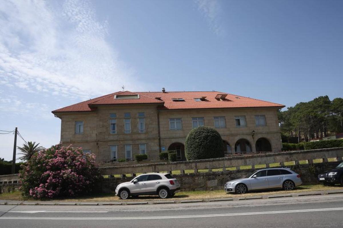 El antiguo Sanatorio da Lanzada, ahora Pousada.