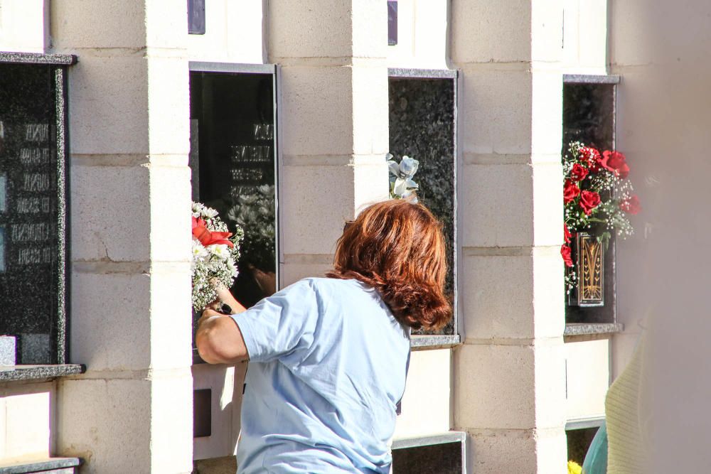 Visita al cementerio de Torrevieja en Todos los Sa