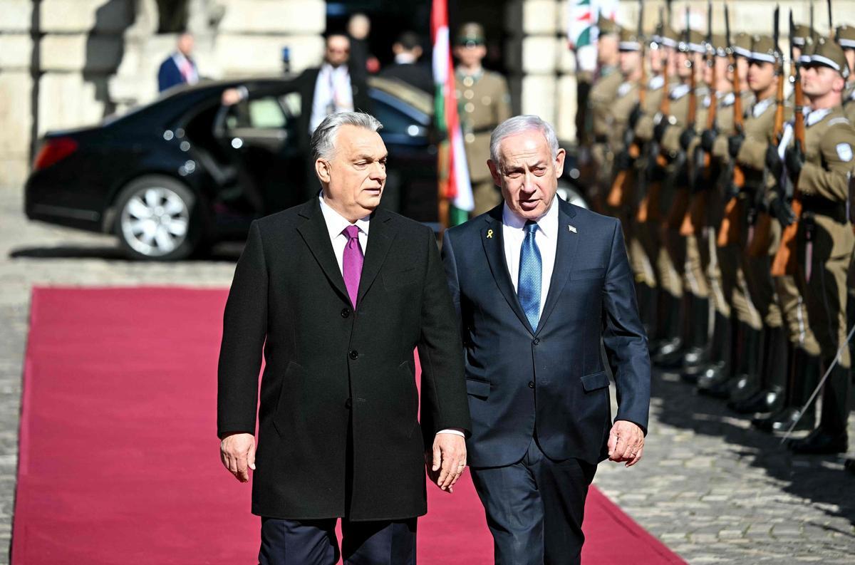 Orban recibe a Netanyahu en Budapest