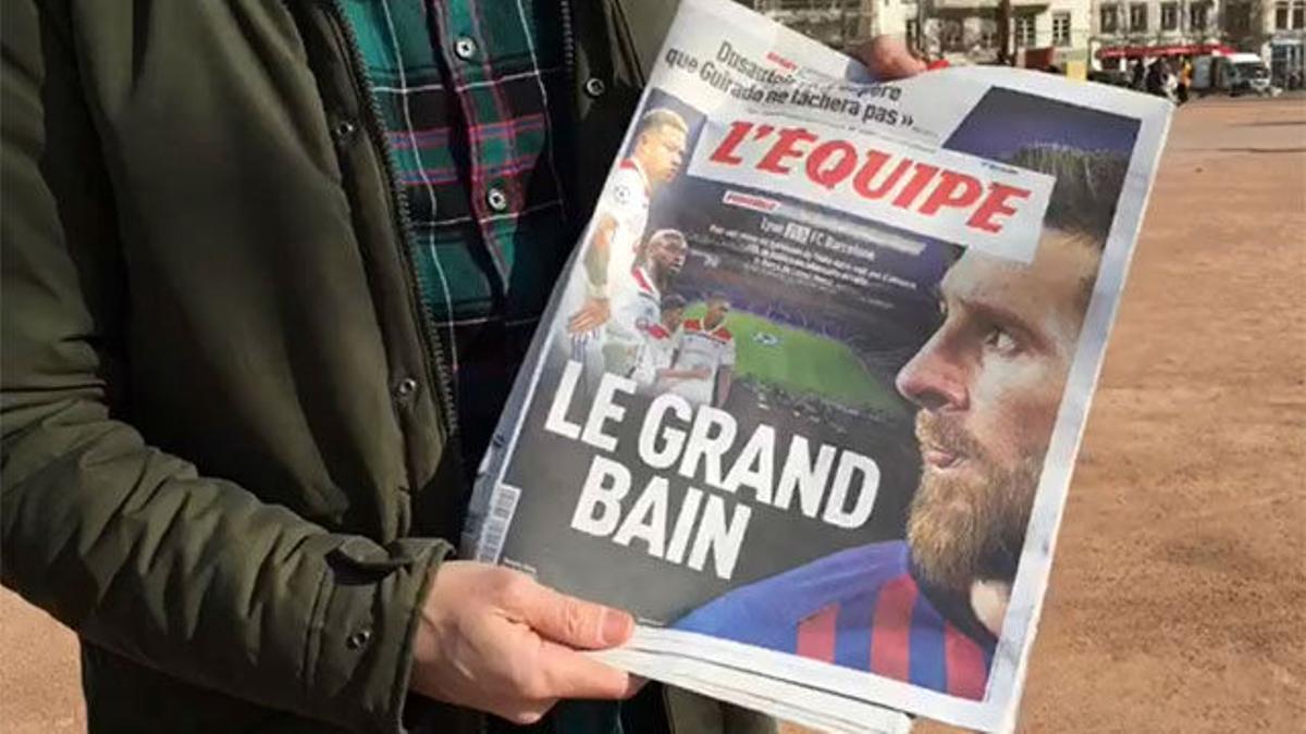 SPORT en Lyon: Así esperan en Francia al Barça
