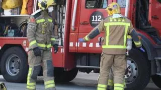 Incendi al local d'un cau a Olesa de Montserrat