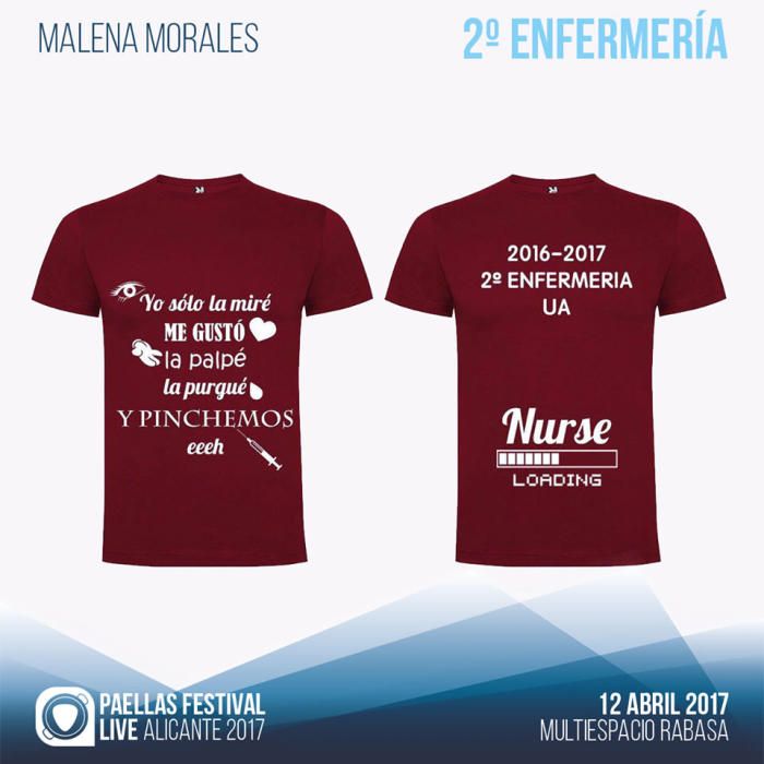 Camisetas llenas de humor para las Paellas 2017