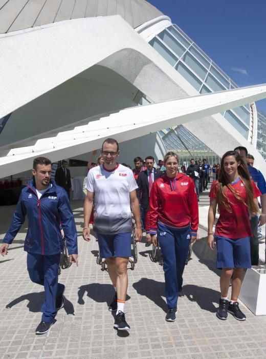 Presentación de la equipación de la selección paralímpica española