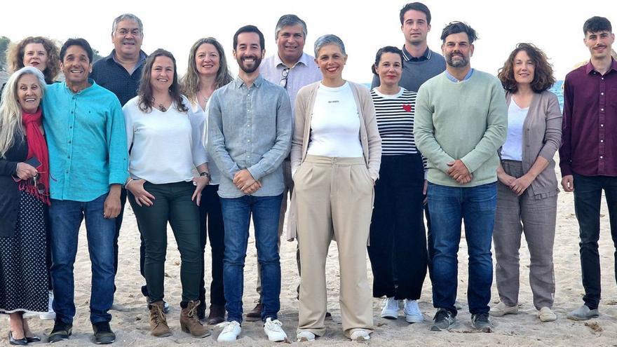 Foto de los componentes de la candidatura de Sa Veu des Poble en Sant Joan. | SVP