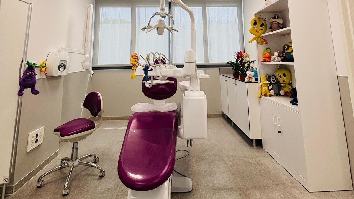 Una consulta de odontología.