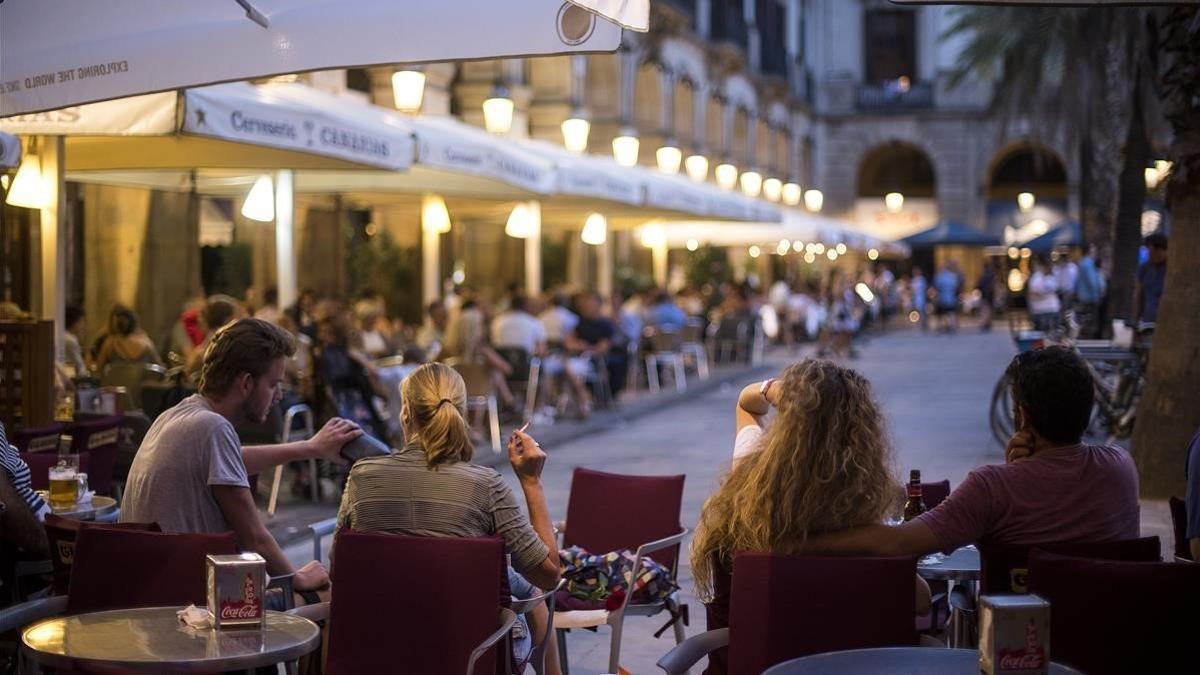 La plaza Reial