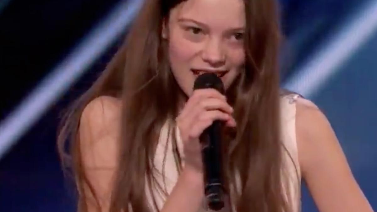 La impresionante actuación de una niña de 13 años en America's Got Talent