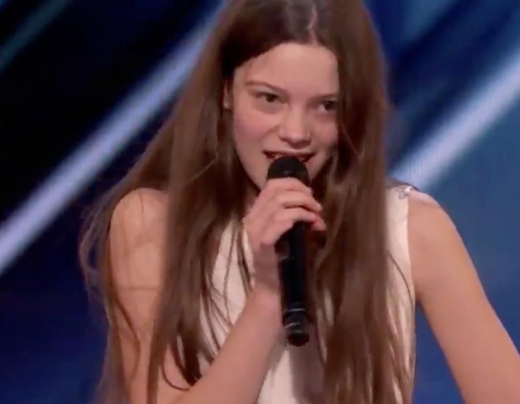 La impresionante actuación de una niña de 13 años en America's Got Talent