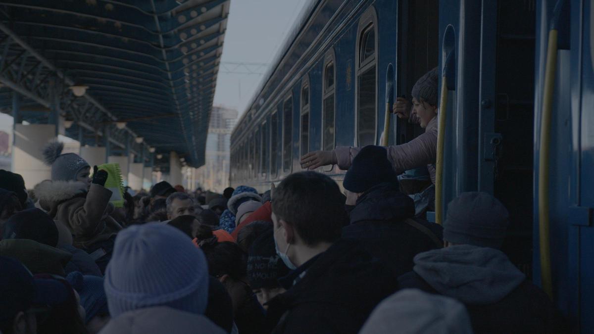 Una escena de la película ucraniana, que presenta «los márgenes del conflicto»