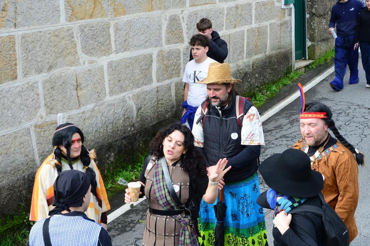 Colorido en el Martes de Entroido en O Hío