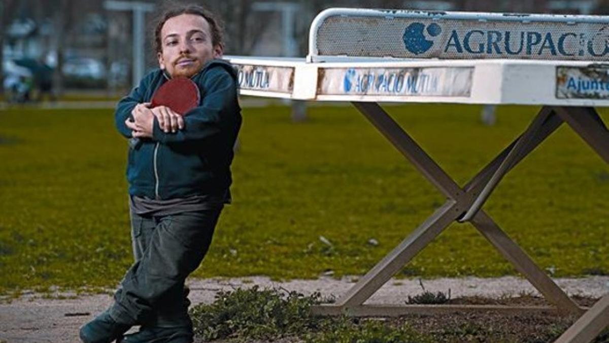 Joan Pahisa, en un parque de Sant Cugat del Vallès, la semana pasada.