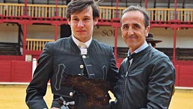 José Luis Prieto con Javier Poley.