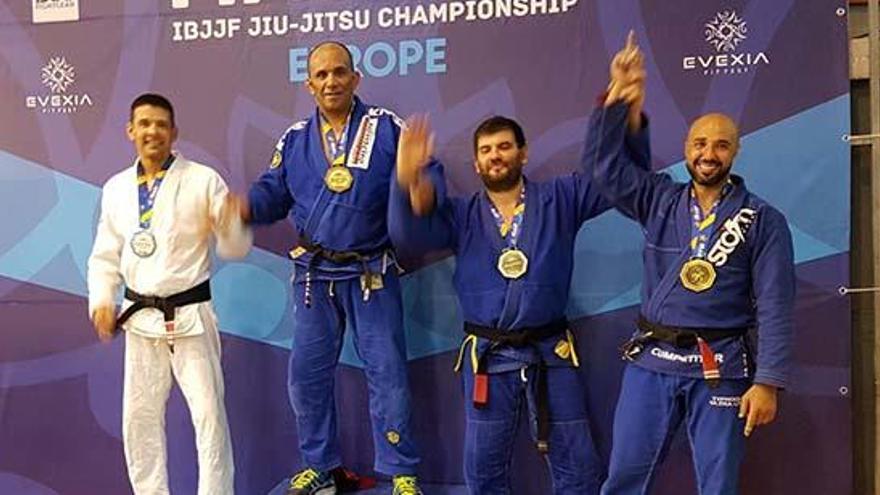 Tres medallas en Brazilian Jiu-jitsu