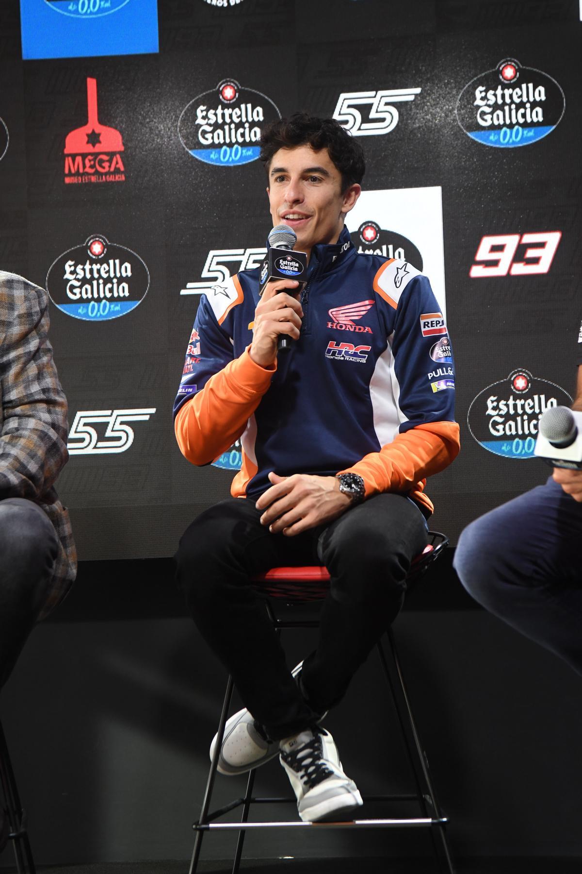 Marc Márquez y Carlos Sáinz, dos aspirantes &quot;a lo máximo&quot; en el Mega Estrella Galicia de A Coruña