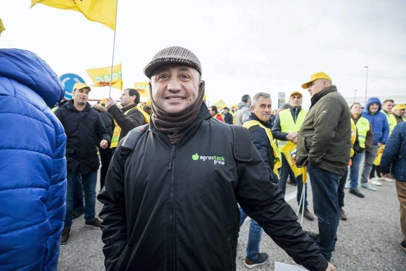 Manifestación de agricultores en Zaragoza