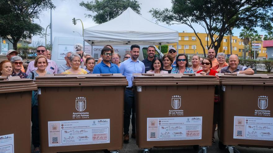 El quinto contenedor llega a Las Palmas de Gran Canaria: estos son los primeros barrios