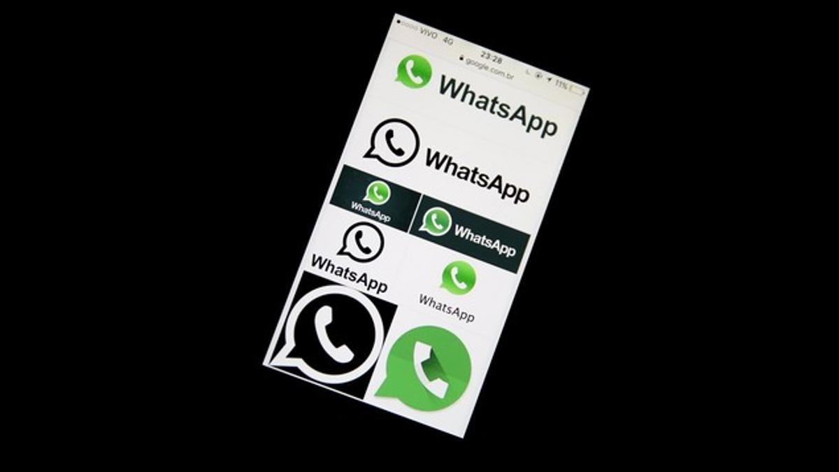 La aplicación de Whatsapp en un teléfono móvil de Brasil.