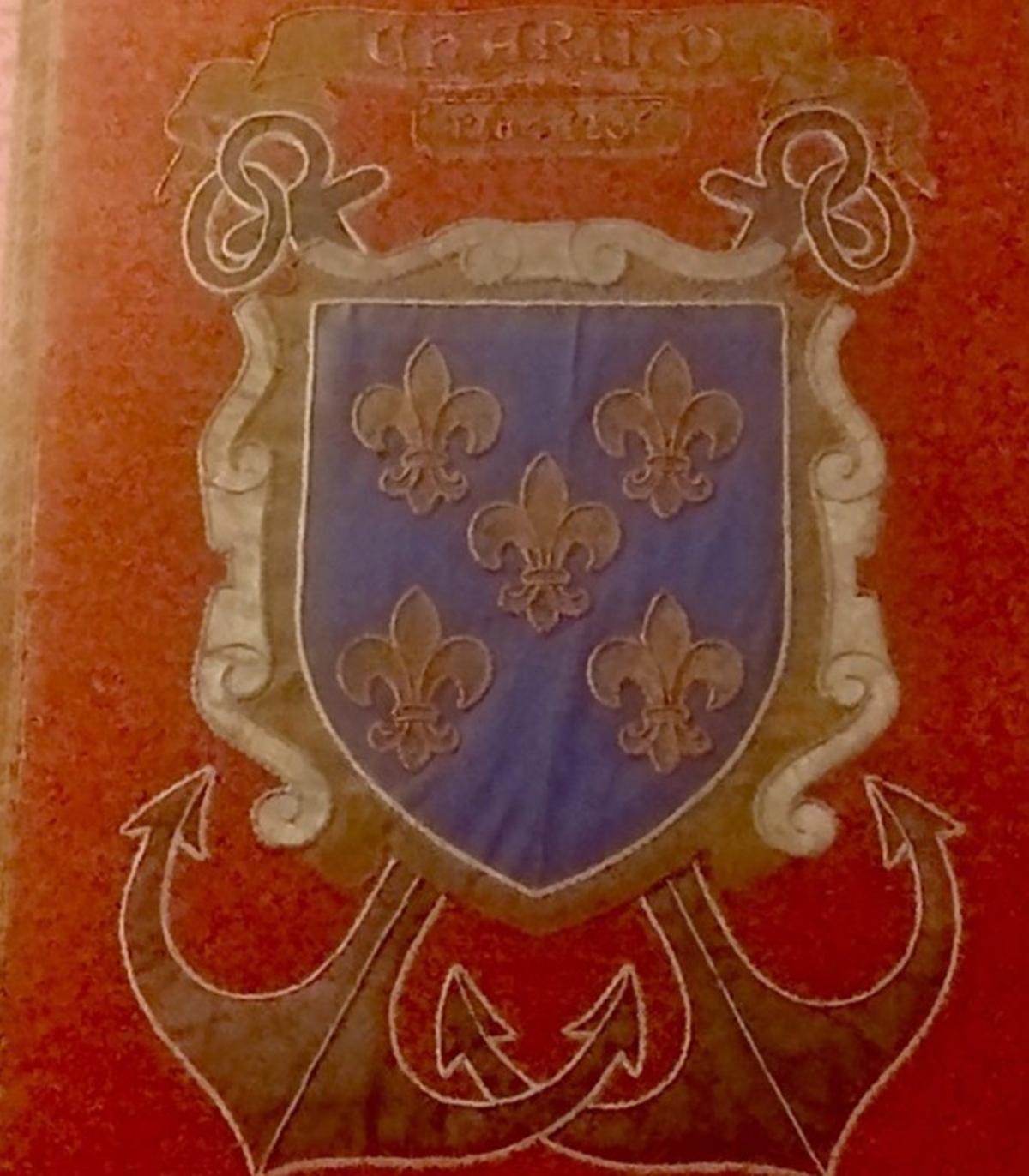 Escudo de armas de Charino en la Sala de los Almirantes. | CEDIDA
