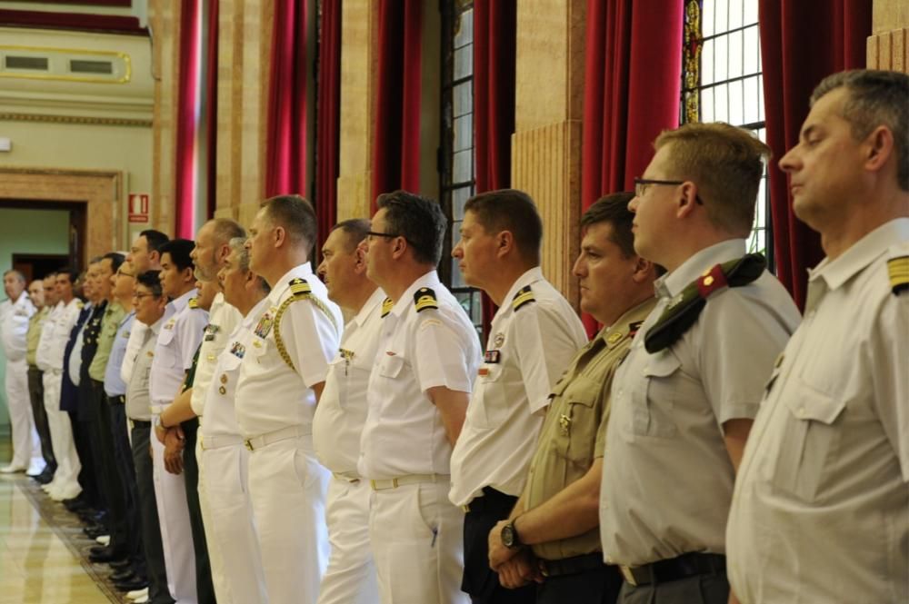 Recepción de Agregados de Defensa Militares Navales y Aéreos