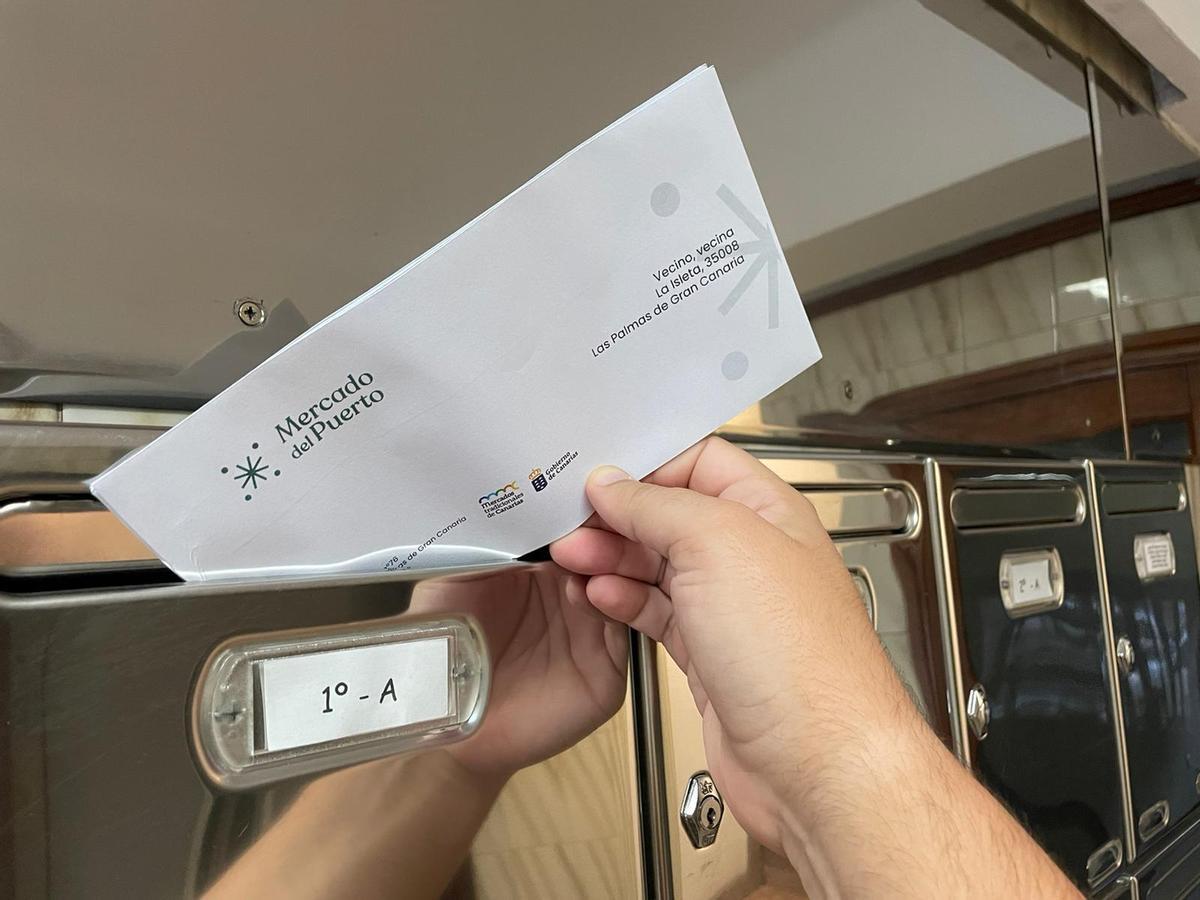 El Mercado del Puerto manda 10.000 cartas para explicar su valor en La Isleta