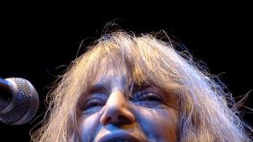 Imagen de archivo del cantante estadounidense Patti Smith durante una actuación en Alemania.