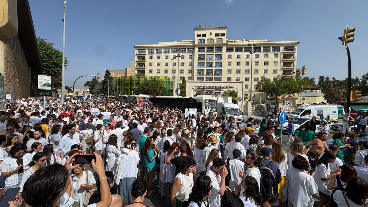 Huelga de médicos histórica en Málaga