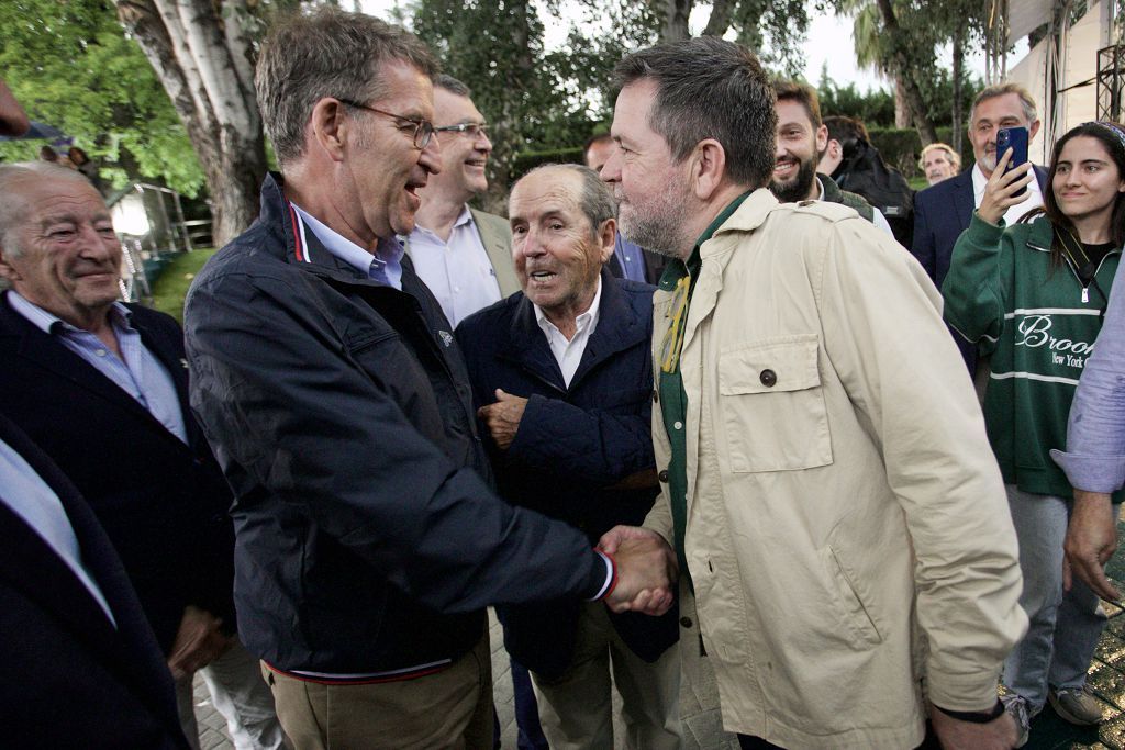 Todas las imágenes de la visita de Núñez Feijóo a Murcia