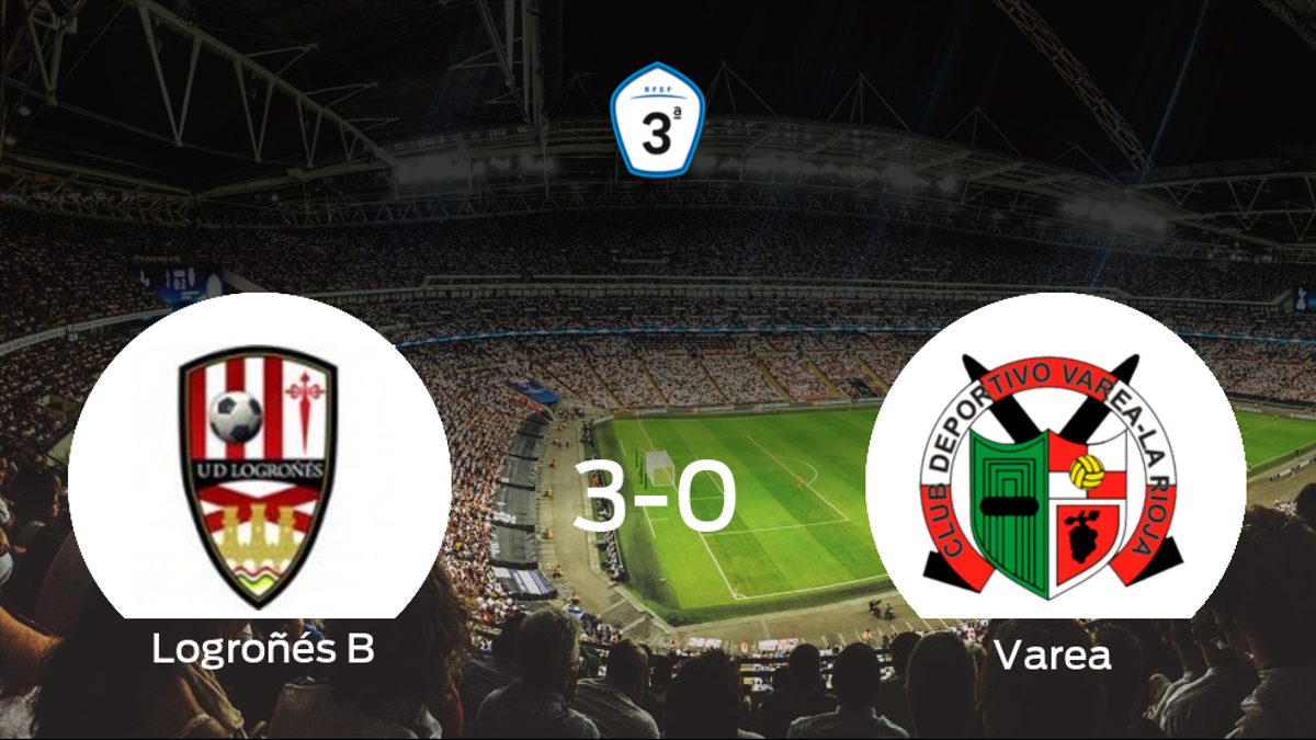 El Logroñés B consigue los tres puntos en casa tras pasar por encima del Varea (3-0)