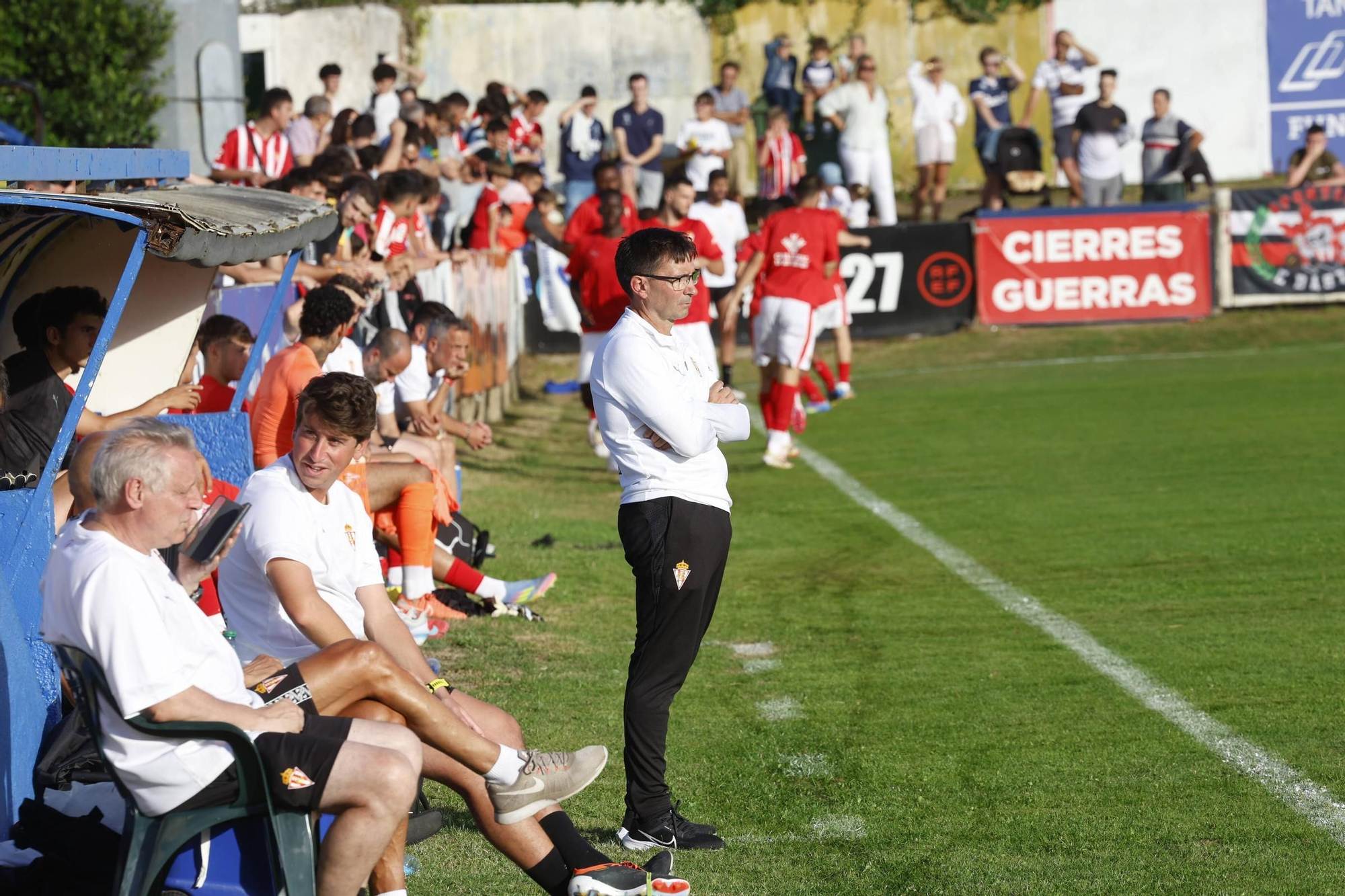 EN IMÁGENES: así fue el choque entre el Sporting y el Marino de Luanco