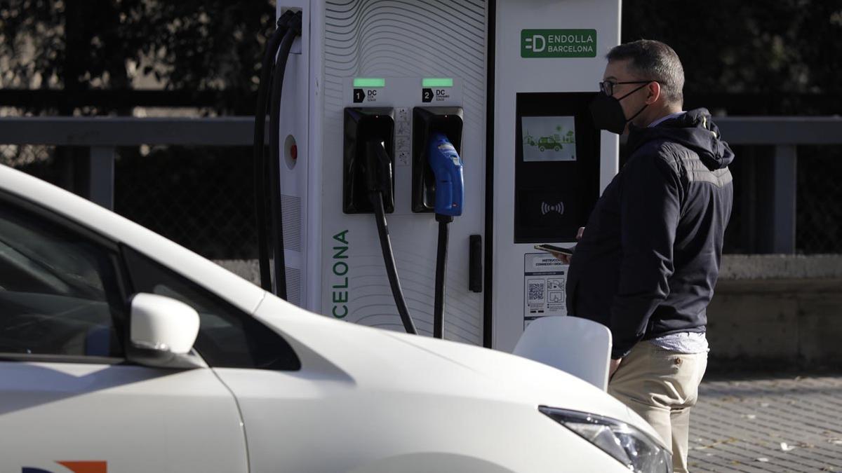 Recarga coche eléctrico en Barcelona