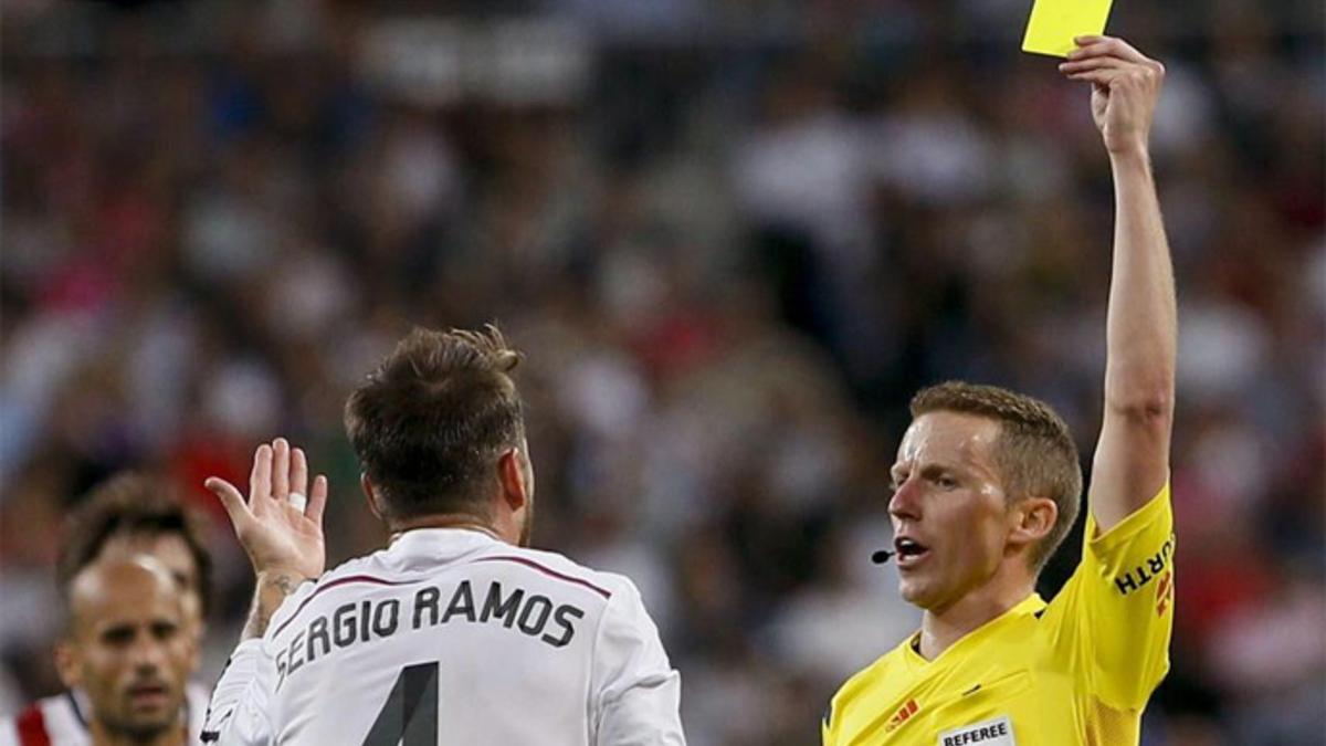 Sergio Ramos ha sido expulsado 20 veces con la camiseta del Madrid