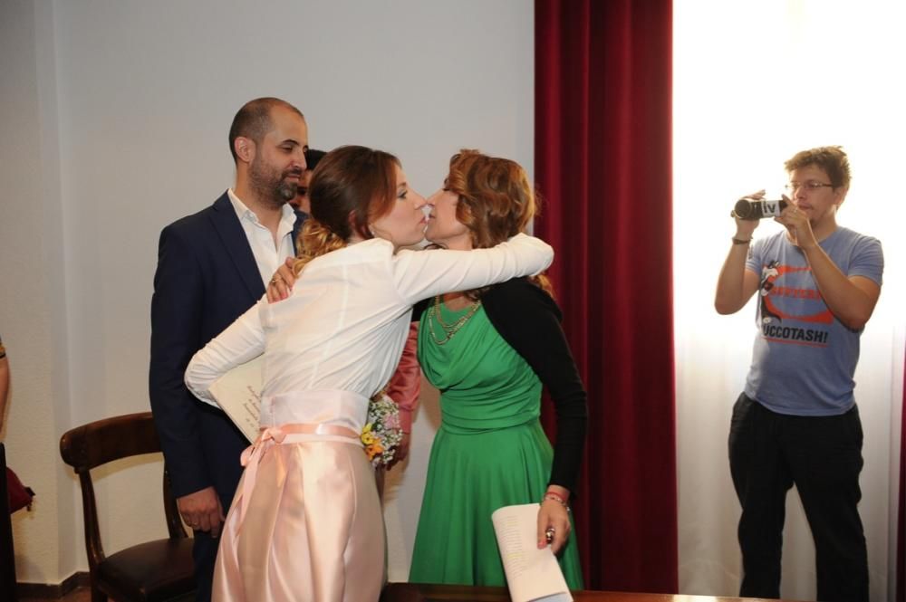 Primera boda en el Colegio Notarial de Murcia