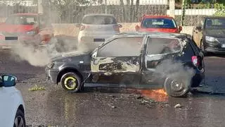 Calcinado un coche usado como vivienda por un hombre en Tenerife