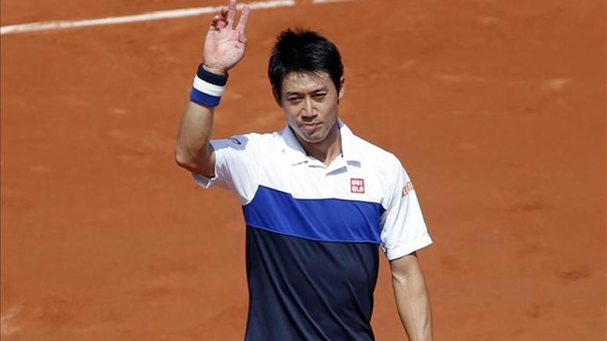 Kei Nishikori, el primero en llegar a los octavos de final de Roland Garros