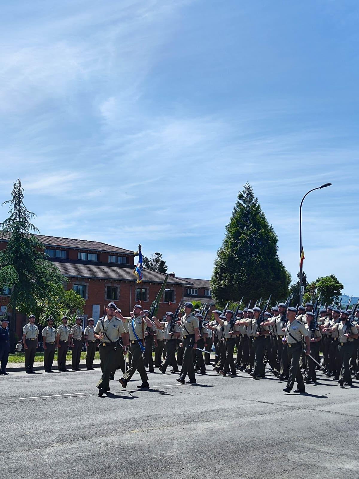 La Brilat conmemora su 60 aniversario con una parada militar en Cabo Noval