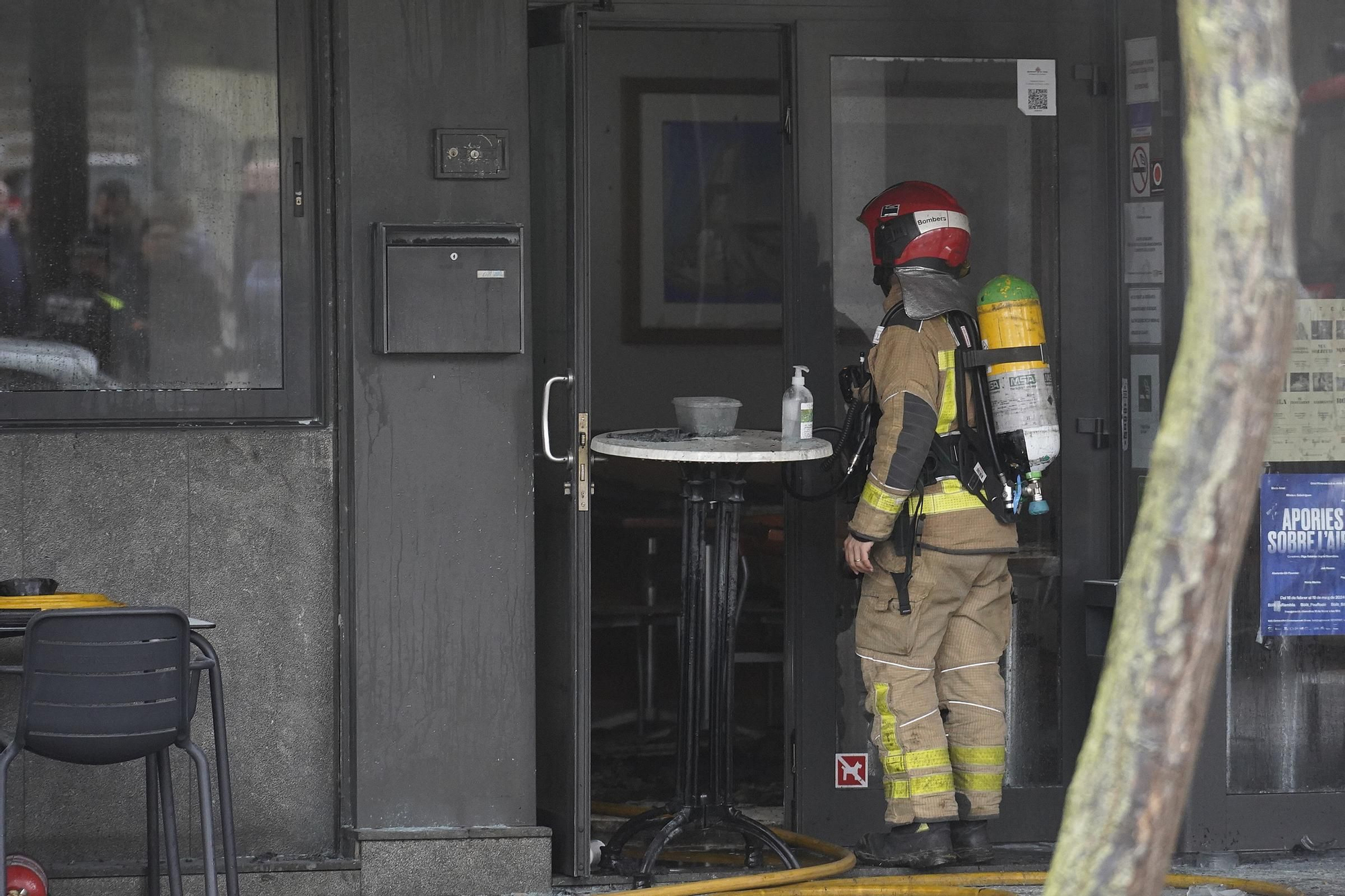 Incendi en un restaurant de Girona