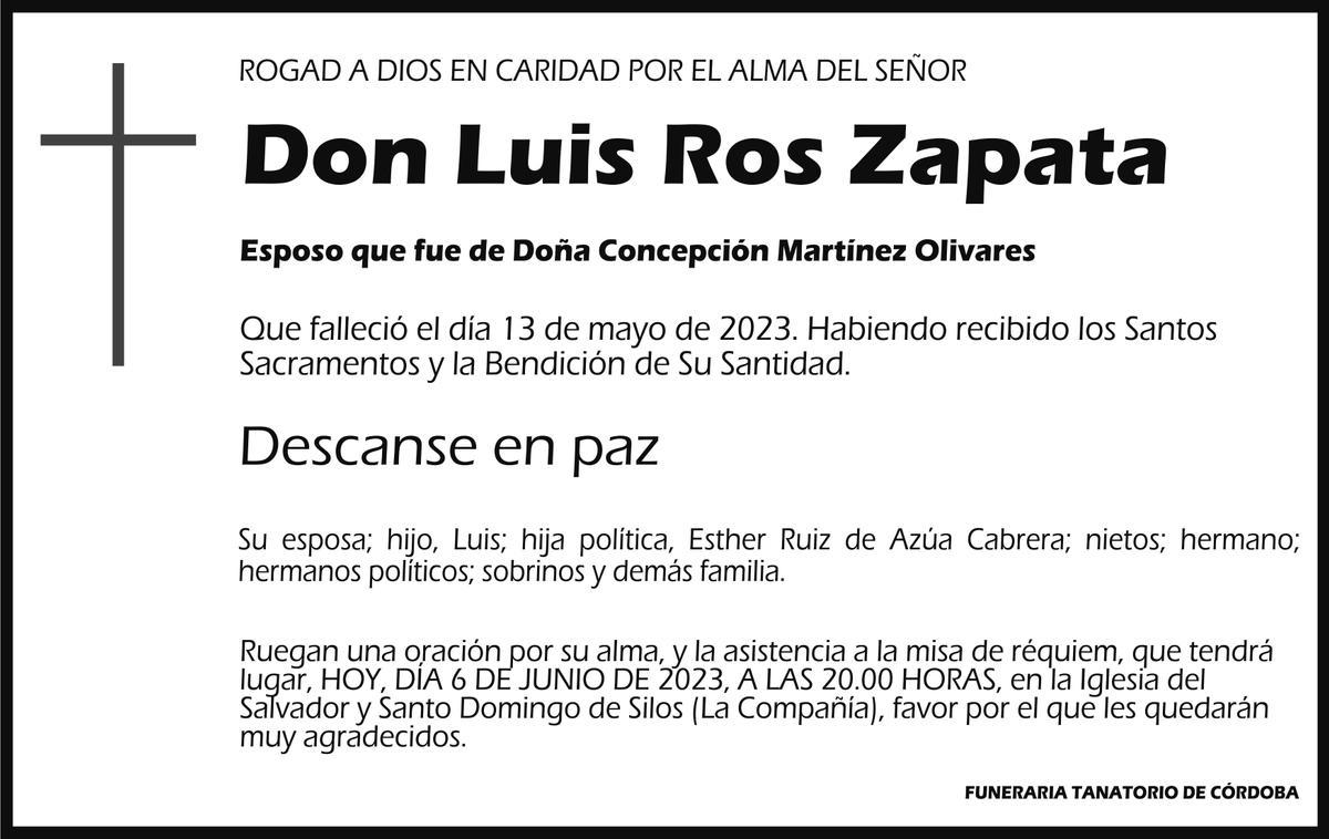 Luis Ros Zapata