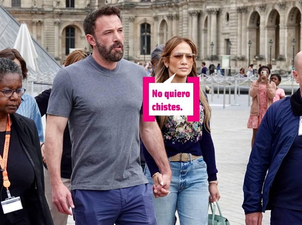 Ben Affleck y Jennifer Lopez en Paris