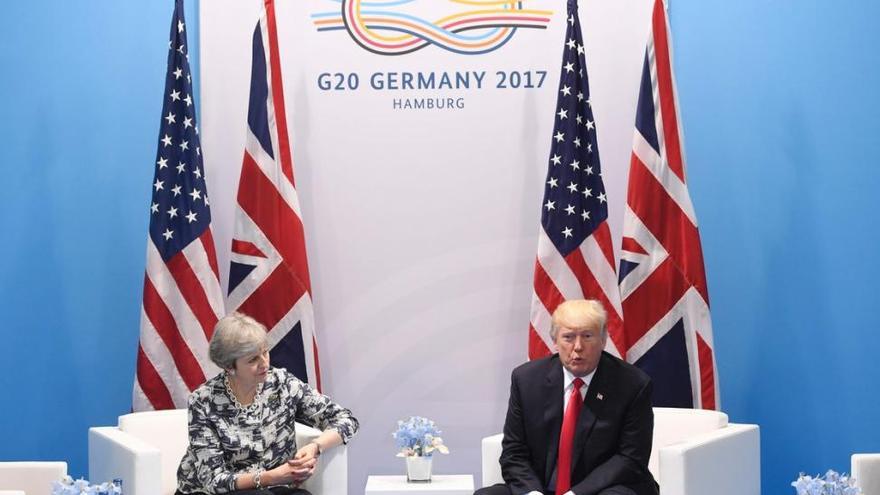 Trump avanza un &quot;potente&quot; y &quot;rápido&quot; acuerdo comercial con Gran Bretaña