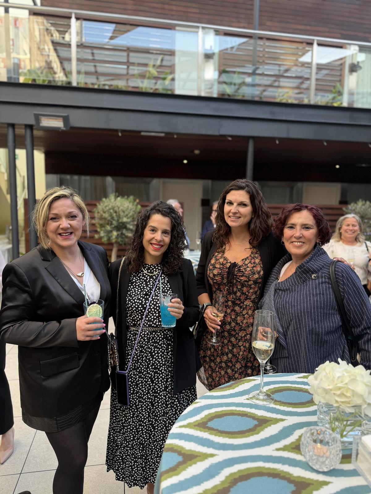 Miljana Conic, Marina González, Pilar Pérez Aguilar y María Molinedo.
