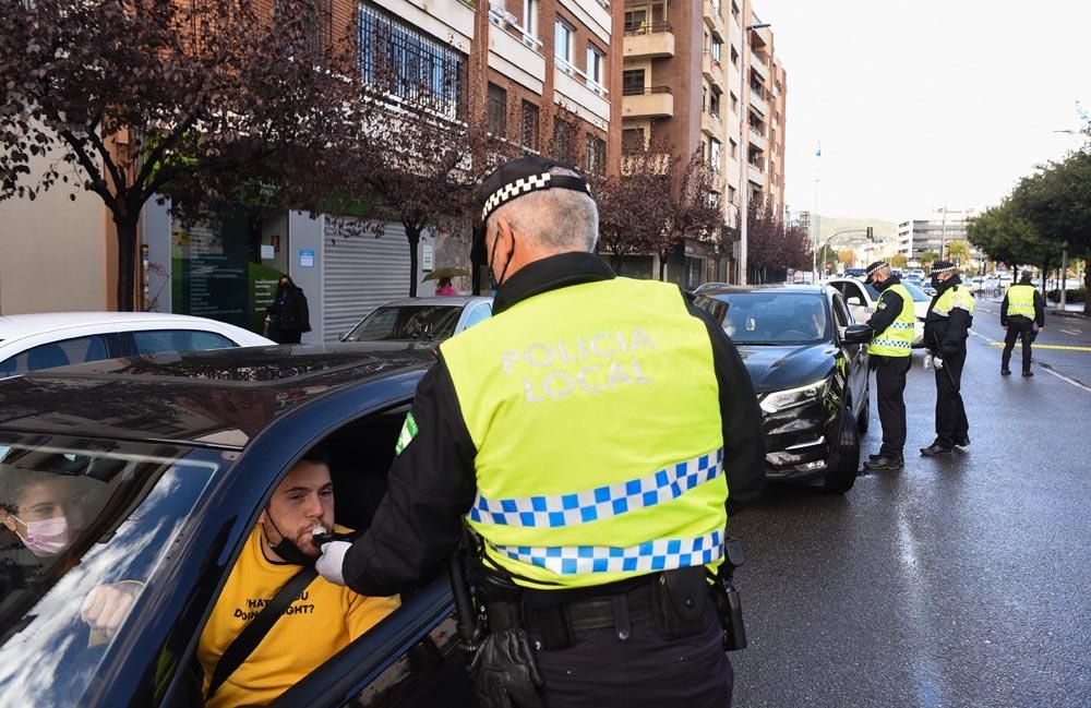Control de alcoholemia de la Policía Local en Córdoba