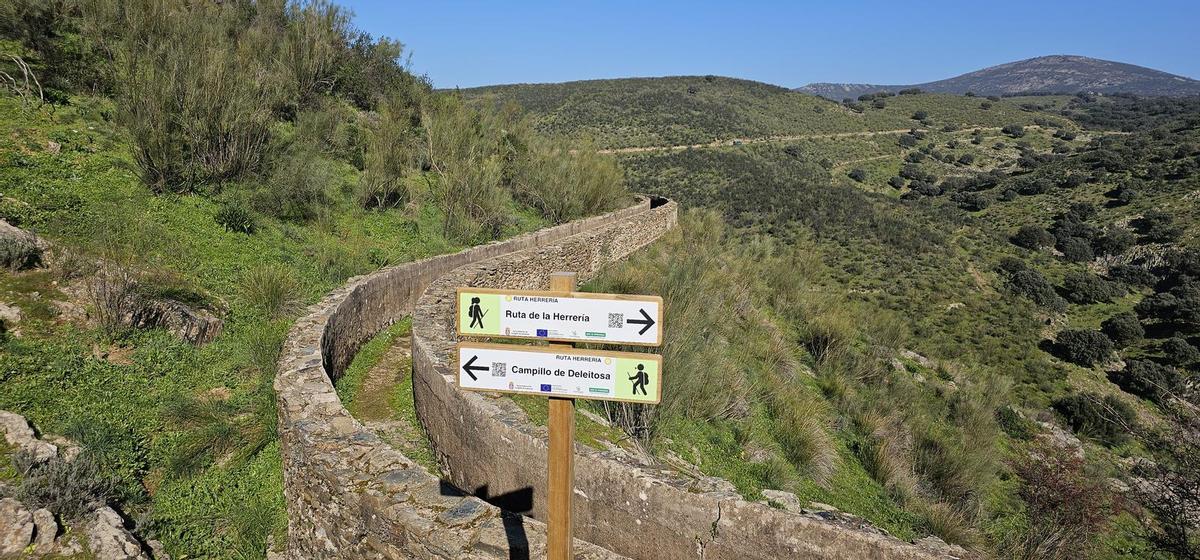 Ruta del acueducto de las Herrerías.