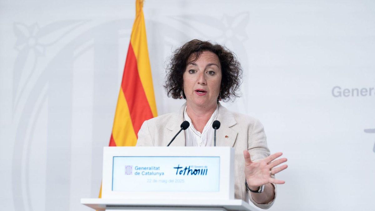 La consellera d’Economia, Alícia Romero, durant una roda de premsa. | DAVID ZORRAKINO / EUROPA PRESS