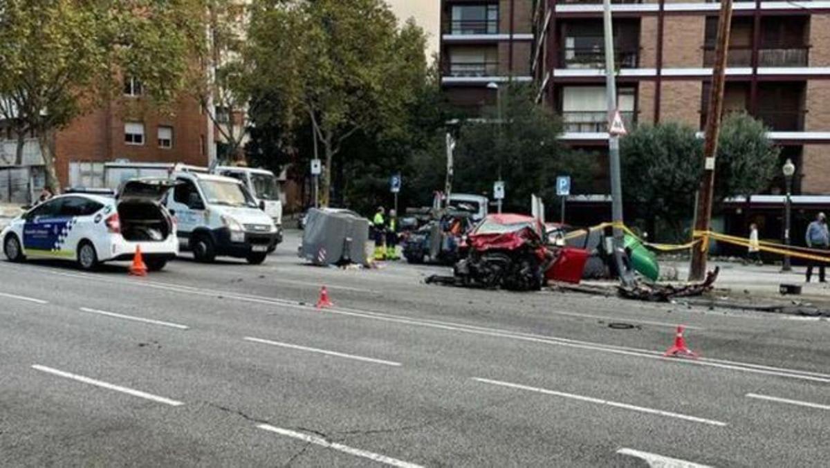 Mor un motorista en un accident a Barcelona amb una conductora èbria