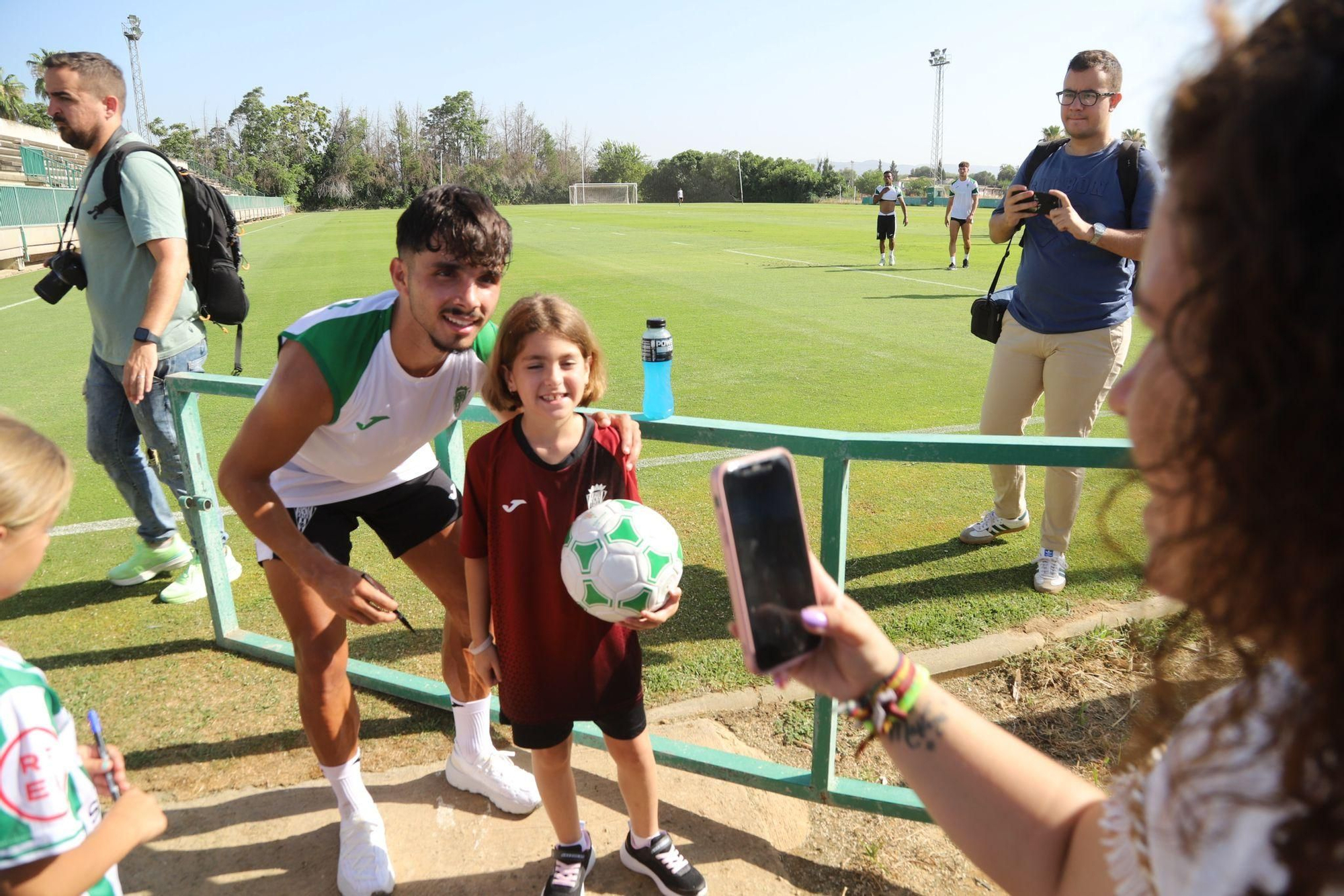 El primer entrenamiento de la pretemporada del Córdoba CF, en imágenes