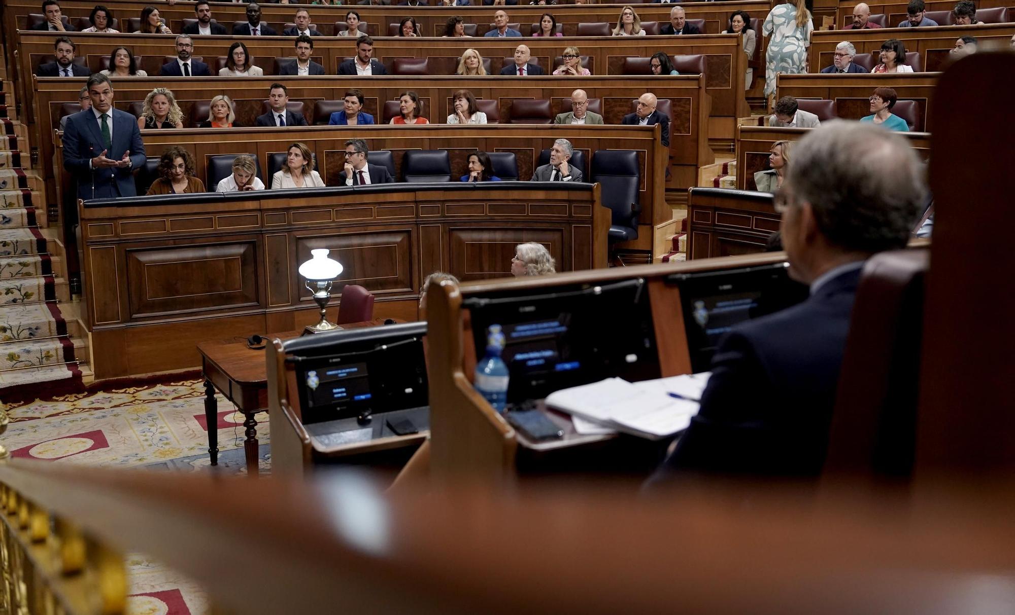 Sesión de control en el Congreso de los Diputados, en imágenes