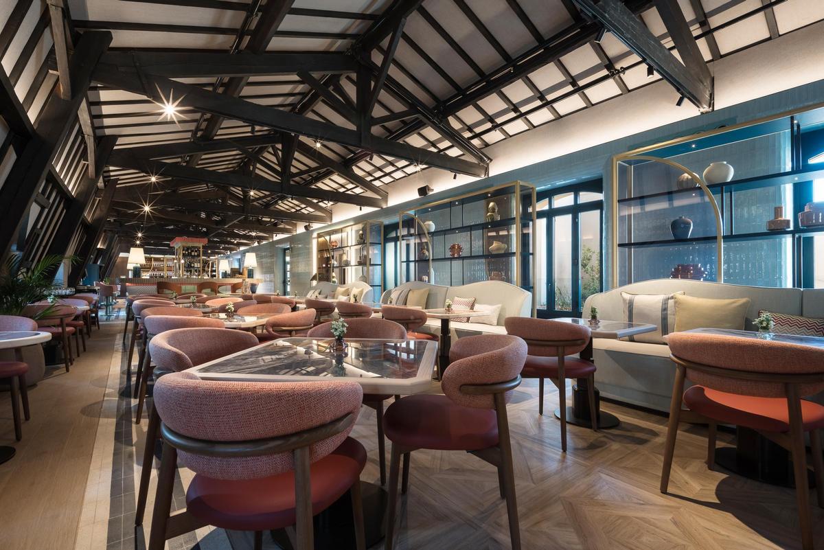 Asador Contrapunto del Hotel Aurea - Palacio de la Tinta, en Málaga.
